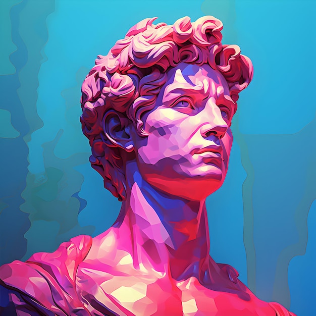 Photo David Michelangelo Aesthetic David Michelangelo sculpture generative ai