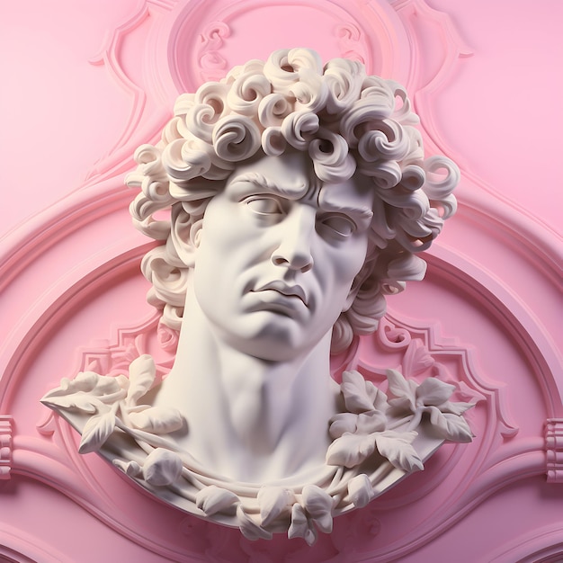 Photo David Michelangelo Aesthetic David Michelangelo sculpture generative ai