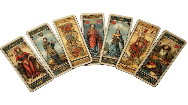 A photo of a Deck of Tarot Cards