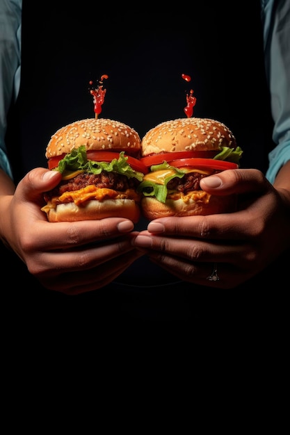 Photo photo a delicious burger