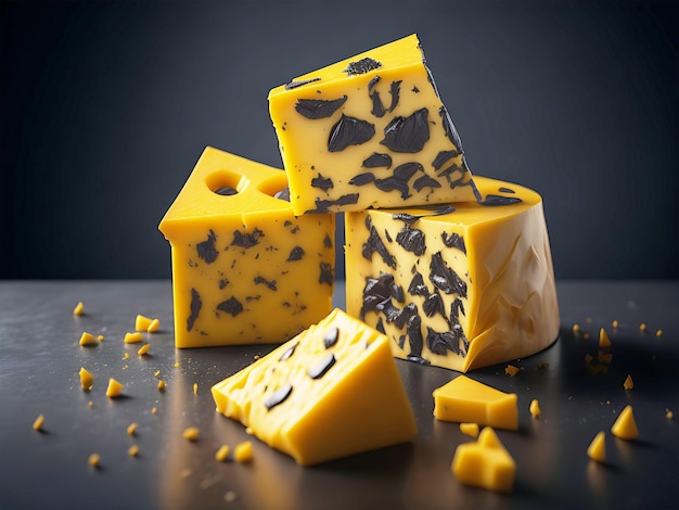 Photo delicious cheese ai generated