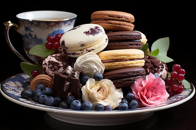 Photo of Delicious cookies arrangement