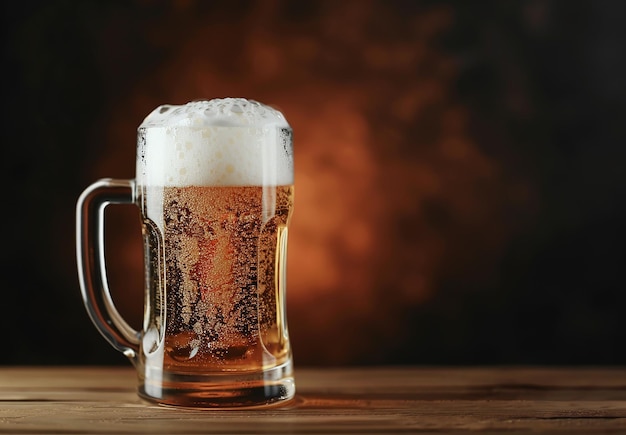 Photo photo of delicious glass mug of beer alcohol assortment on white background