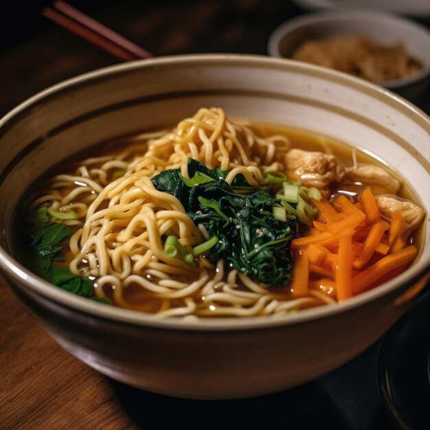 photo of a delicious lamen