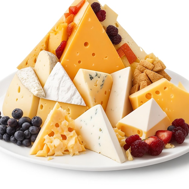 Photo of Delicious Pieces Of Cheese ai image