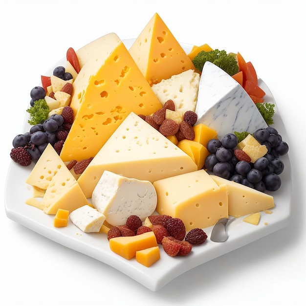 Photo of Delicious Pieces Of Cheese ai image