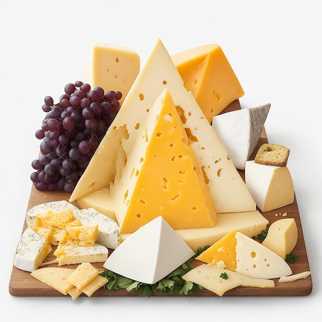 Photo of Delicious Pieces Of Cheese ai image