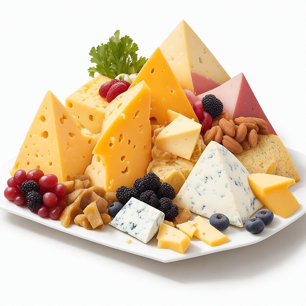 Photo of Delicious Pieces Of Cheese ai image
