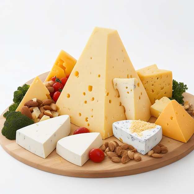 Photo of Delicious Pieces Of Cheese Ai image