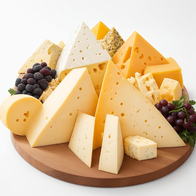 Photo of Delicious Pieces Of Cheese Ai image