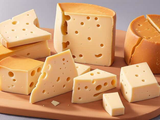 Фото Фото вкусные кусочки сыра