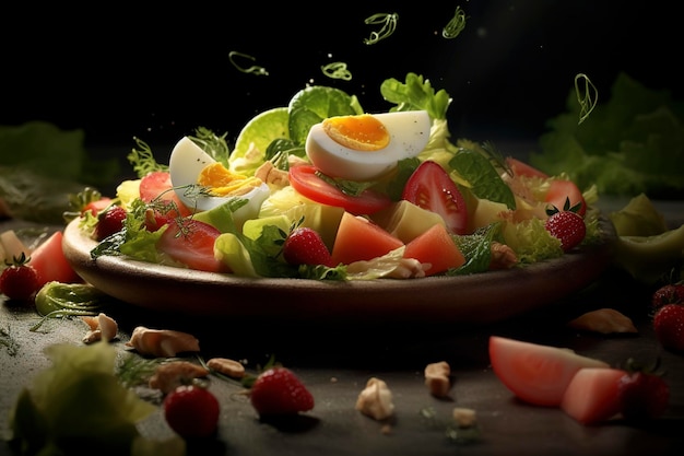 Photo of delicious Salad realistic food