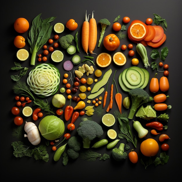 photo of delicious vegetables plate