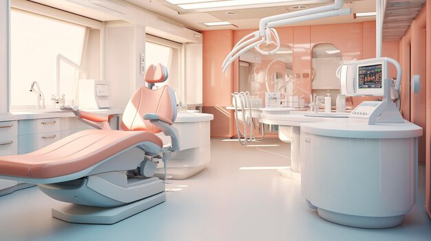 A photo of a dental clinic with stateoftheart equipment