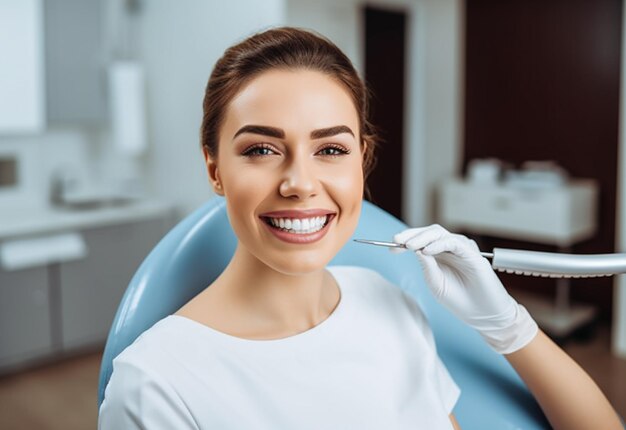 Photo of dentist doing professional dental treatments