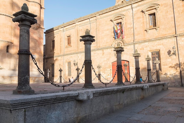 Photo detail of part of the Salamanca catedral in Spain