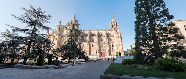 Photo detail of part of the Salamanca catedral in Spain