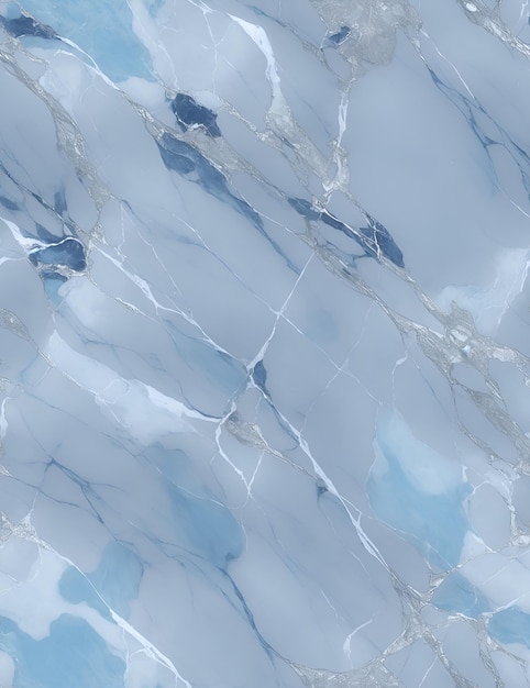 Фотография детального крупного плана яркой синей мраморной текстуры