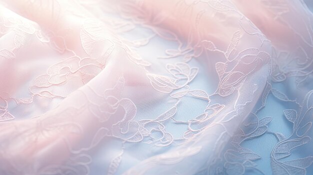 Photo a photo of a detailed fabric texture delicate lace design