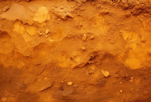 A photo of dirt surface texture in the style of light orange