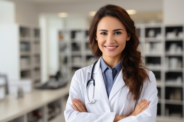 Photo a doctor in hospital