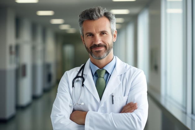 Photo a doctor in hospital