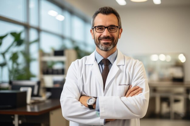 Photo a doctor in hospital