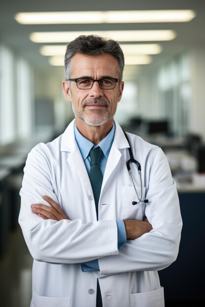 Photo a doctor in hospital