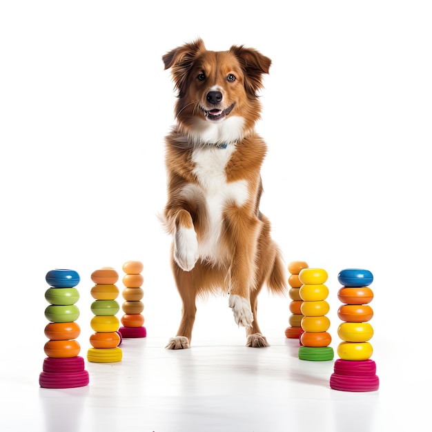 A photo of a Dog Rally Obedience generated by artificial intelligence