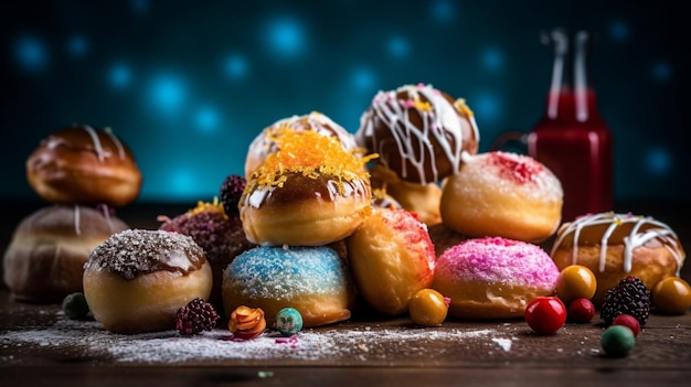 a photo of donuts