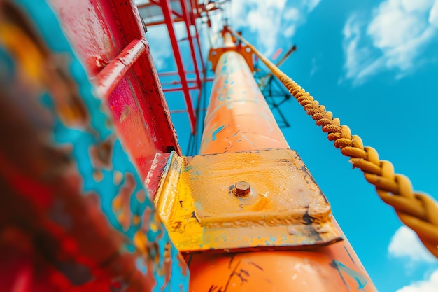 Photo photo of drilling rig construction vehicles