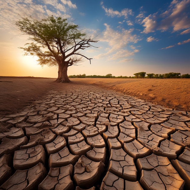 photo of a drought global warming