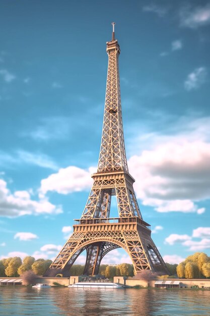 A photo of eiffel tower