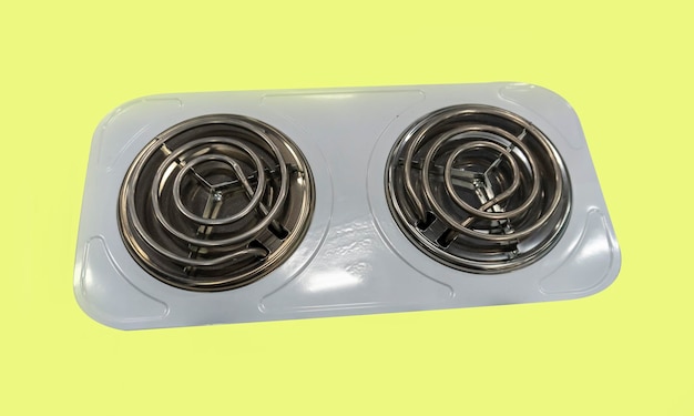 Photo photo electric stove burner isolate