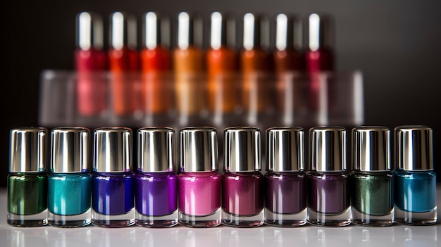 A Photo of Elegant and Classic Nail Polish Shades