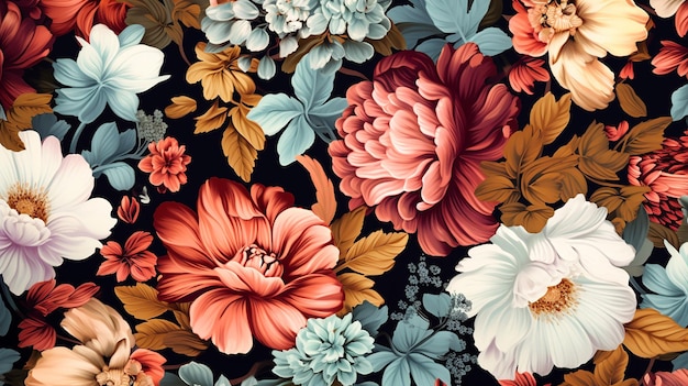 photo elegant floral pattern inspires modern