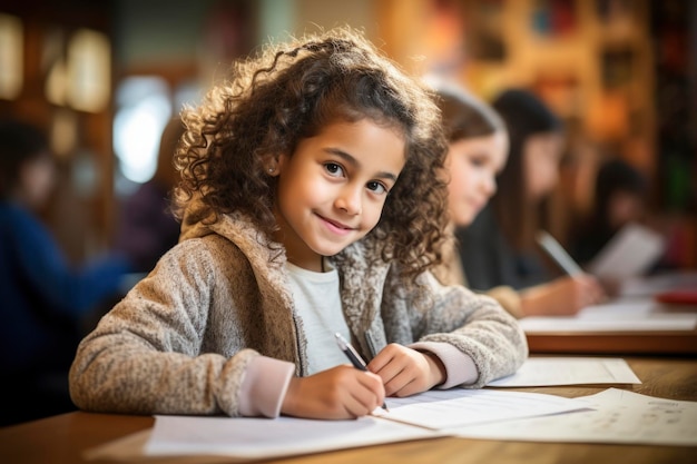 Photo of an elementary school student