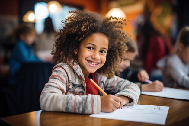 Photo photo of an elementary school student