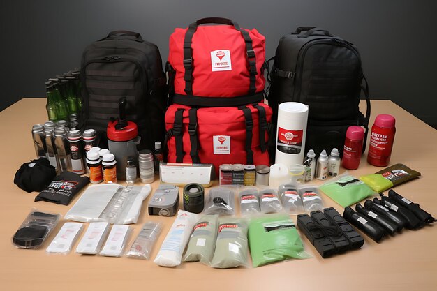 Photo of Emergency Supplies and Evacuation Kits