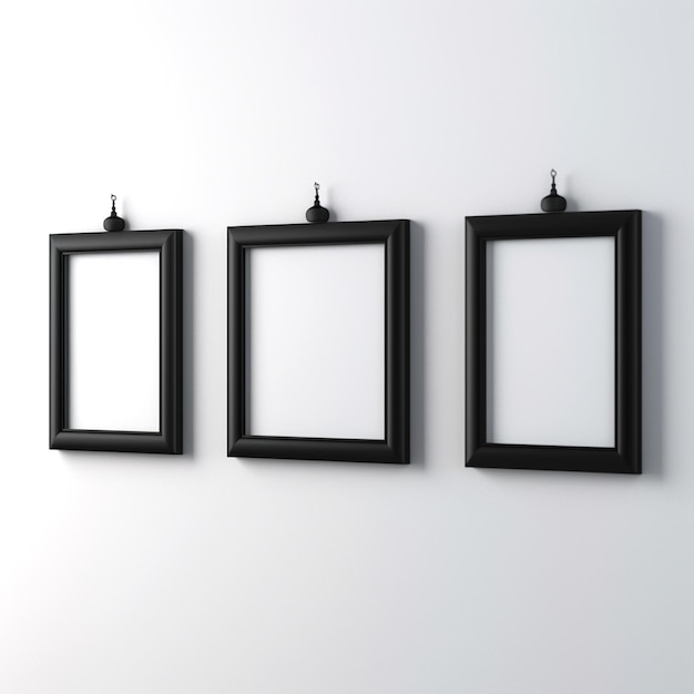 a photo of an empty frame