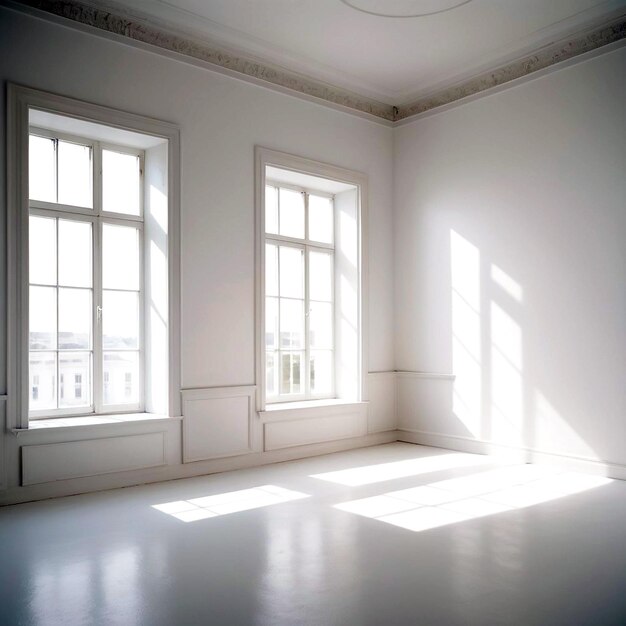 Photo Empty white room