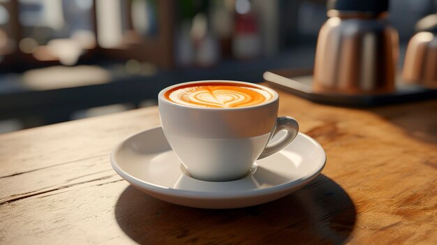 A photo of an espresso shot in a small cup