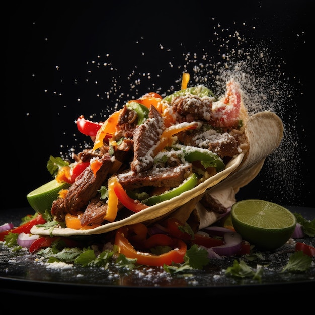 a photo of fajitas