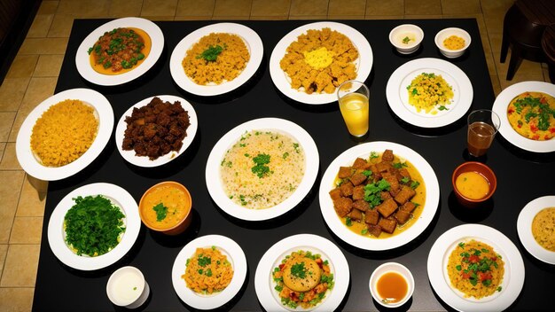 Photo of famous brazilian food traditional cuisine