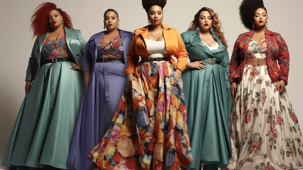 A Photo of Fashionable Plus Size Clothing