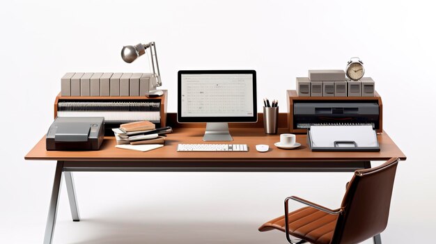 A photo of a financial planner's desk