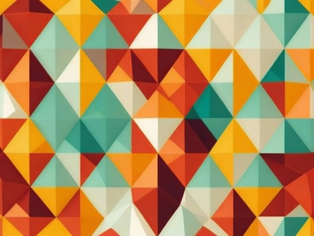 Photo flat geometric colorful background