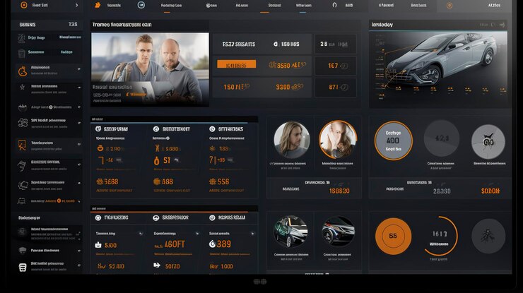 Photo a photo of a fleet management software interface