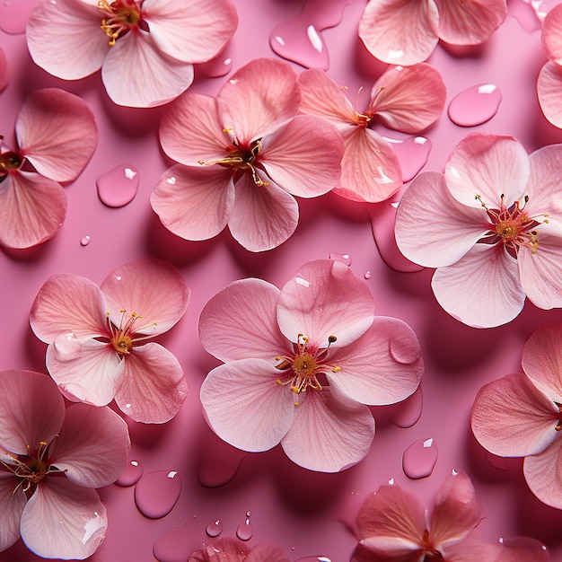 Photo of floral pattern on background