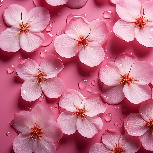 Photo of floral pattern on background